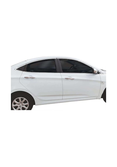 Hyundai Accent Blue Krom Cam Çerçevesi Set 2016-2019 14 Parça