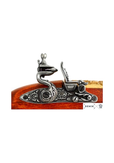 Denix Dekoratif Çakmaklı Tabanca 36 Cm, İngiltere 18. Yüzyıl Flintlock Pistol