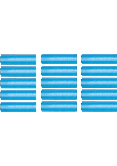 J-250 Jumbo Boy Çöp Poşeti 80x110Cm 90Lt 10'lu Rulo 15 Paket Mavi
