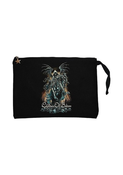 Children of Bodom Horseman Siyah Astarlı Cüzdan / El Çantası Siyah