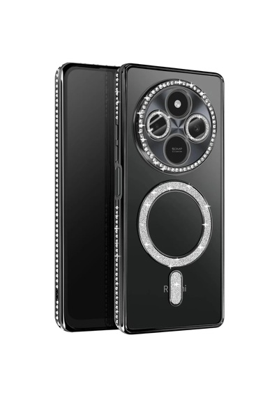 Xiaomi Redmi 14c Joke Simli Magneticsafe Kılıf - Siyah -