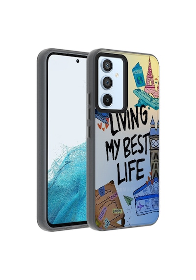 Ardemix Galaxy Uyumlu A54 Kılıf Desenli Dragon Sert Kapak - Have Have