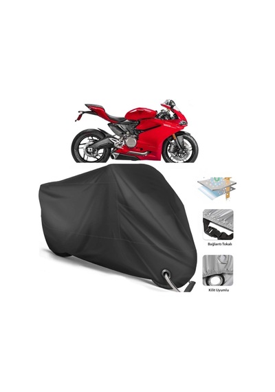 Ducati Panigale 1199 Motor Branda (Bağlantı, Kilit Uyumlu)-Siyah (457266688)