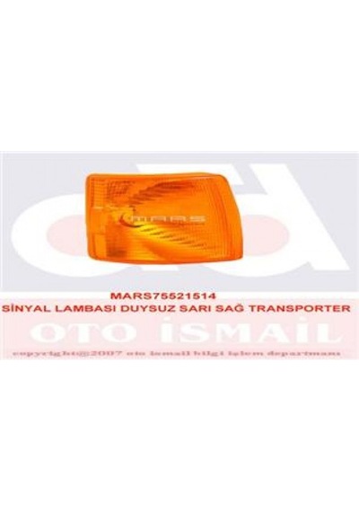 Sinyal - 545 - Lambası Sağ Sarı Duysuz Volkswagen Transporter - Shophnrl - 1990-1996