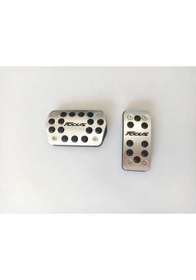 Ford Focus Spor Pedal Seti - Siyah Yazılı (Otomatik / 2010-2019)