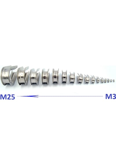 Radansa, Paslanmaz Krom, Tekne Halatı Bağlama Radansa. 8mm