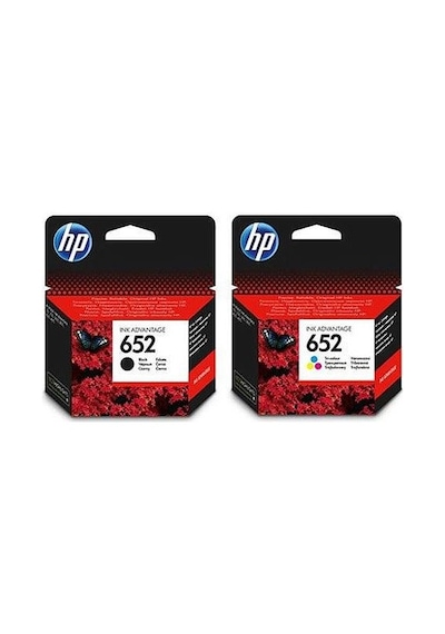 Hp 652 F6V24A / F6V25A Siyah Ve Renkli  Paket Kart