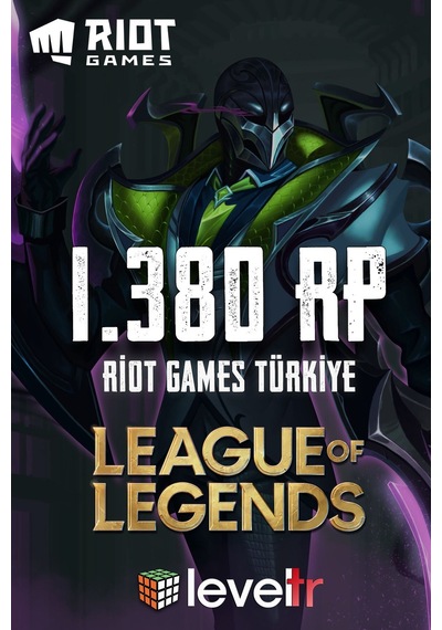 League Of Legends 1380 Rp Riot Points