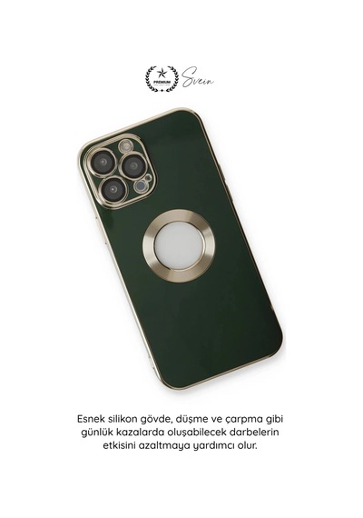 Kılıf İphone 14 Pro Max Uyumlu Silikon Kılıf Darbe Korumalı Kamera Lens Çerçeveli Esnek Yumuşak Dok