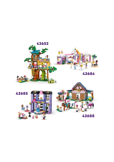LEGO® Friends Heartlake Şehri Friends Kulüp Evi 42689 - 8 Yaş Üzeri Çocuklar için Minifigür İçeren Oyuncak Yapım Seti (794 Parça)
