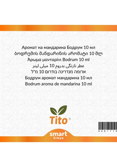 Bodrum Mandalinası Aroması 10 Ml