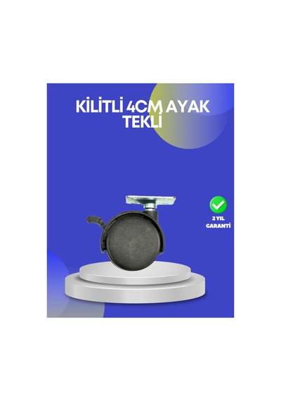 8753tknd Dolap Ve Raflar İçin 4 Cm Kilitli Tekerlek Tekli 893hmng Çok Renkli Çok Renkli