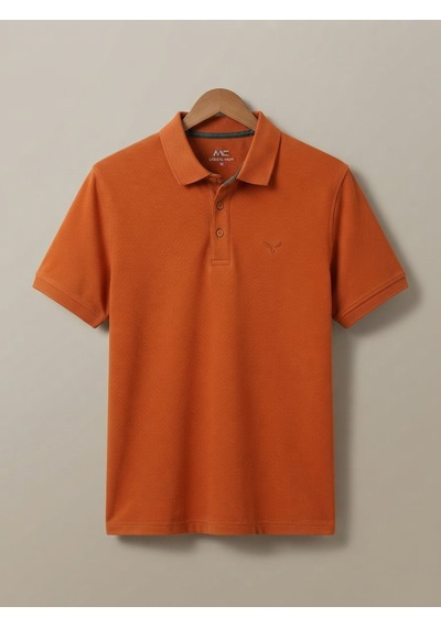 Maccali Erkek Kiremit Pike Kısa Kollu Polo Yaka Tişört