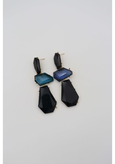 Çelik Küpe 8,5 Cm Çok Renkli 79883843