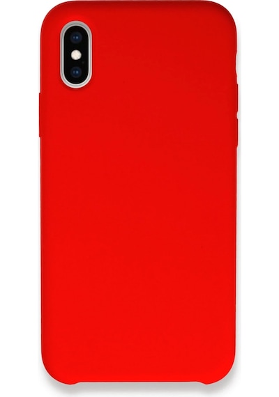 Lvsqvr Newface Apple Uyumlu iPhone X Kılıf Lansman Legant Silikon - Kırmızı