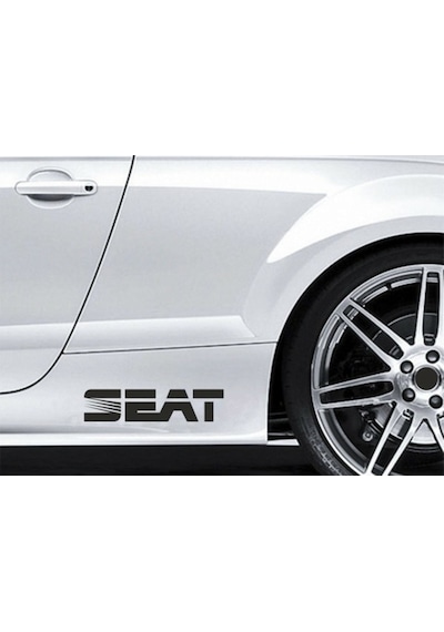 Seat Yapıştırma Marşpiyel Yazısı Sticker 2 Adet