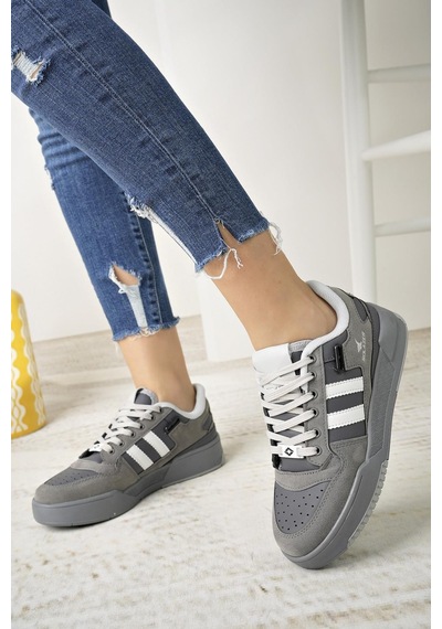 Solazer 020 Füme Anatomik Memory Foam Kadın Sneakers-füme Füme