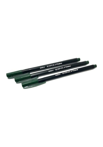 Hexaplus Fine Liner 3'lü Haki