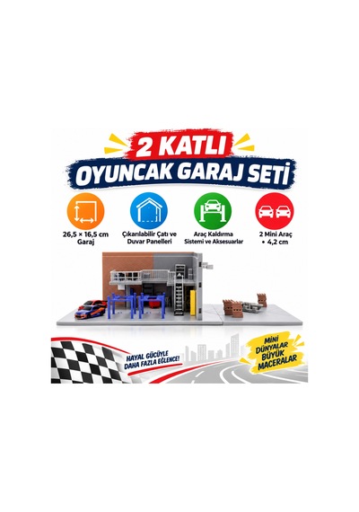 Hızlı Ve Öfkeli Han'ın Garajı Nano Diorama Seti Çok Renkli