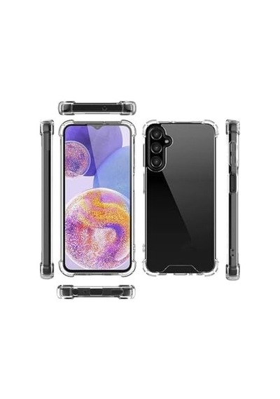 Galaxy S24 Plus Kapak Şeffaf Airbag Antishock Köşe Korumalı Silikon Kılıf 50 x 22