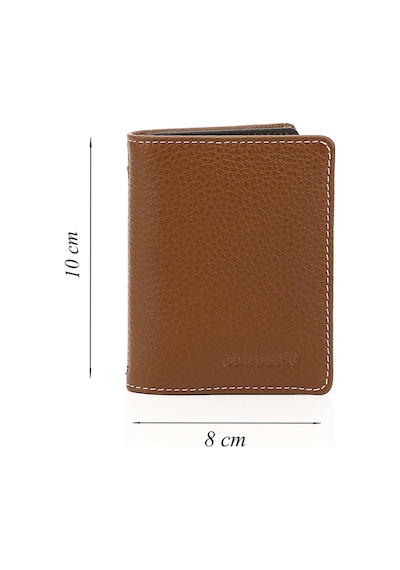 Gönderi(R) Gönderir Tabaya Kahve Gön Hakiki Deri Unisex Kartlık 06499 Taba - Kahverengi