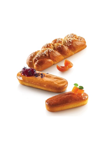 70.532.20.0098 Silikomart Aır Plus 32 Mıdı Plumcake Silikon Kalıp Kahverengi