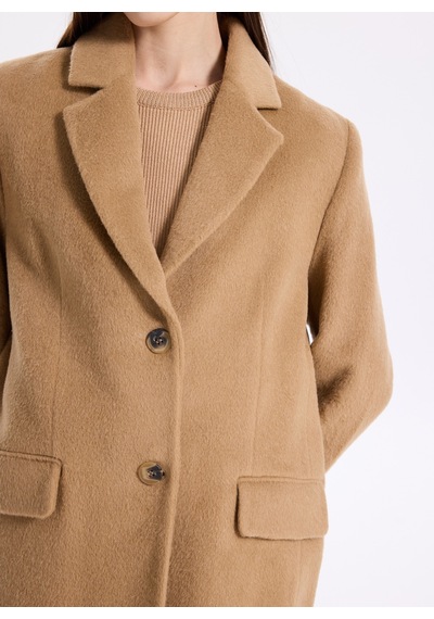 Fabrika Comfort Deve Tüyü Kadın Basic Kaban Fc4wl-kbn0729 Camel