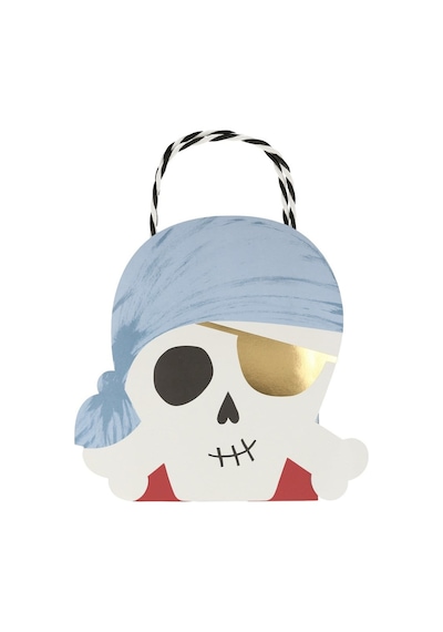 Meri Meri - Pirate Party Bags - Korsan Parti Çantaları - 8'li Tüm Yaşlar
