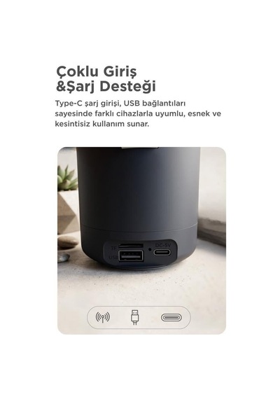 Özel Seri Bluetooth Hoparlör D24 Yeşil Kablosuz Yürüyüş Doğum Günü