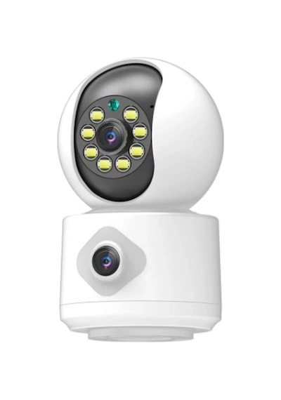 Çift Lensli İç Mekan Wi-fi Kamera Renkli