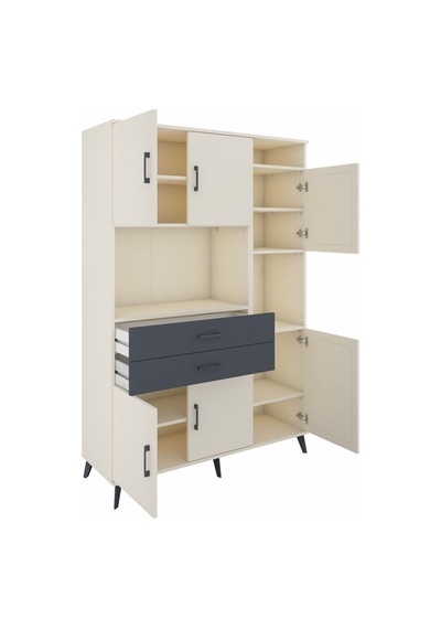 Hyperion Dolap 9 Raflı 2 Çekmeceli 6 Kapaklı 132x44x195 Aytaşı-aytaşı/antrasit Aytası/antrasıt Hyperion Dolap 9 Raflı 2 Çekmeceli 6 Kapaklı 132x44x195 Aytaşı-aytaşı/antrasit Aytası/antrasıt