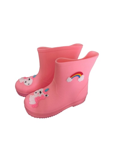 Unıcorn Yağmur Çizmesi Yagmur Botu Pembe