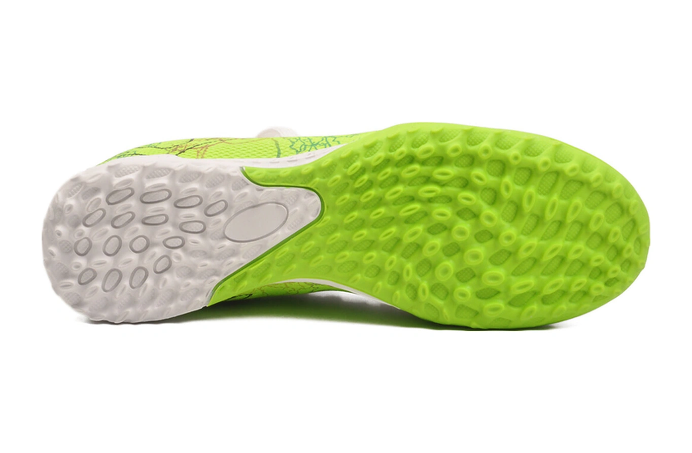 Beyaz Yeşil Bilekten Lastikli Unisex Halı Saha Ayakkabısı Gh-252-153 G Beyaz-neon Yeşil