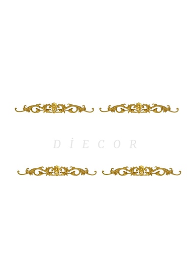 Diecor Dekoratif Polimer Mobilya, Duvar Ve Tavan Motifi Gold 65 X 10 Model:xa61