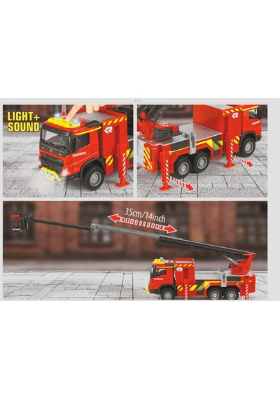 Majorette Try Me Volvo Truck Fire Engine 3+