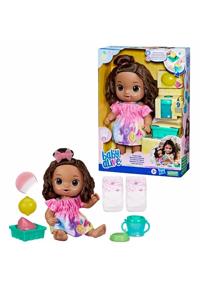 Baby Alive  Bebeğimle Eğlenceli Yudumlar Esmer F7357