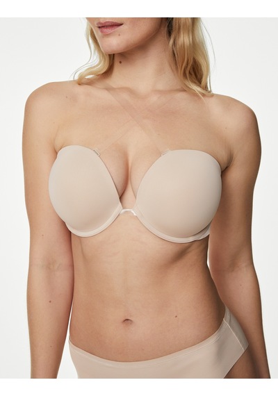 Marks & Spencer Destekli Multiway Push Up Sütyen T33002738 Bej