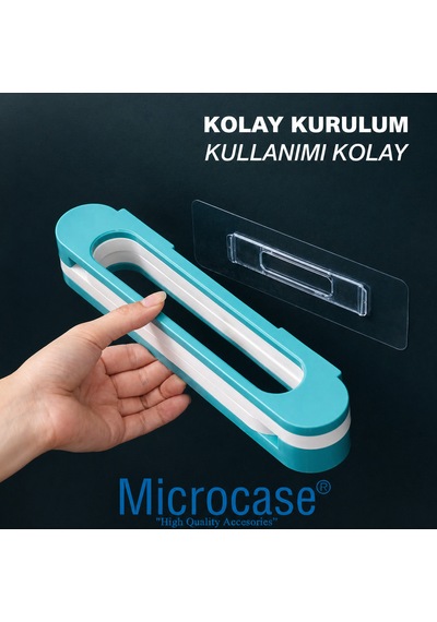 Microcase Yapışkanlı Ayakkabı Sandalet Terlik Askılığı Havlu Rafı 2 Adet Al5721 Pembe