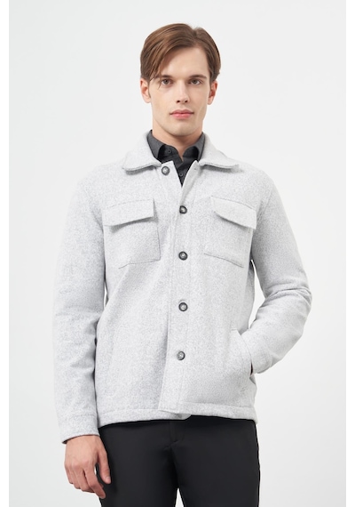 İmza Gri Örme Polo Yaka Jakarlı Desen Yırtmaçsız Astarsız Slim Fit Classic Mont 1007245161 Gri İmza Gri Örme Polo Yaka Jakarlı Desen Yırtmaçsız Astarsız Slim Fit Classic Mont 1007245161 Gri