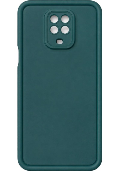 Mi Redmi Note 9s-redmi Note 9 Pro - Redmi Note 9 Pro Max Uyumlu Kamera Çıkıntılı Mat Silikon Telefon Kılıfı Yeşil