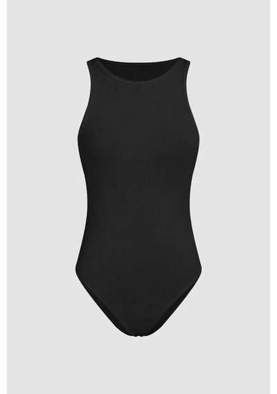 Hiccup Basic Bisiklet Yaka Body Siyah