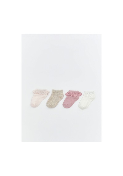 LC Waikiki Alıta Cıty Farkıyla Lcw Baby Pembe Desenli Kız Bebek Patik Çorap 4'lü Pembe - 923930744 Pembe LC Waikiki Alıta Cıty Farkıyla Lcw Baby Pembe Desenli Kız Bebek Patik Çorap 4'lü Pembe - 923930744 Pembe