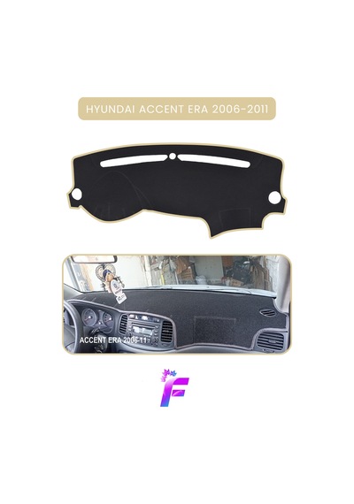 Hyundai Accent Era 2006-2011 Torpido Kılıfı Yansıma Engeller Kolay Montaj Oto Aksesuar Tc43