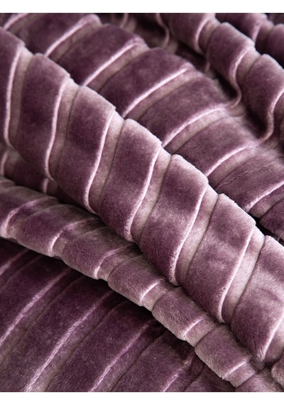 Bedline Gentle Battaniye Damson 200 220 Cm Gül Kurusu