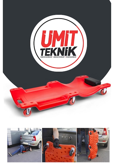 Araç Altı Yatma Tahtası Tamirci Kızağı Sta Seri Büyük Boy 6 Tekerli Yumuşak Başlıklı Şenzog