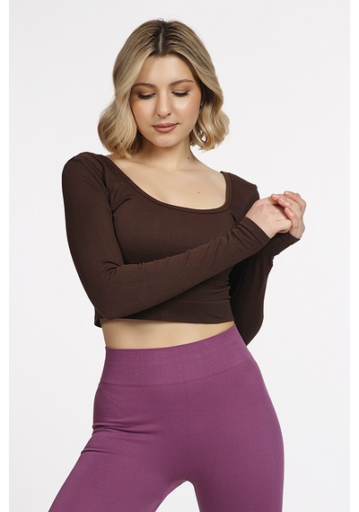 Doremi Seamless Straplez Uzun Kollu Fitilli Büstiyer 001