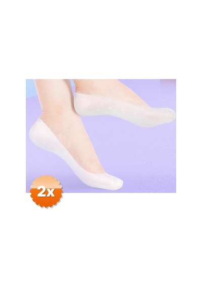 2 Adet Silikon Patik Topuk Çatlağı Ve Koruyucu Jel Çorap