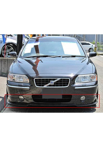 Volvo S60 Makyajlı Kasa Ön Tampon Eki Fiberglass Boyasız