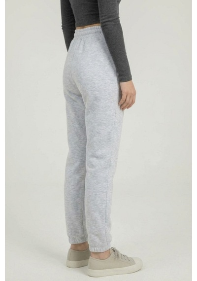 Defys Kadın Lastikli Paça Cepli Regular Fit Jogger Eşofman Altı Gri Melanj - 503972692 GRİ MELANJ Defys Kadın Lastikli Paça Cepli Regular Fit Jogger Eşofman Altı Gri Melanj - 503972692 GRİ MELANJ