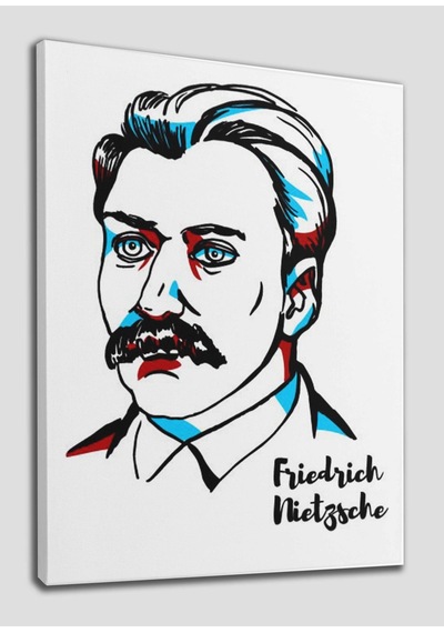 Friedrich Nietzsche Dekoratif Kanvas Tablo 1240